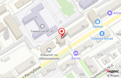 Агентство недвижимости СОГЛАСИЕ в Октябрьском районе на карте
