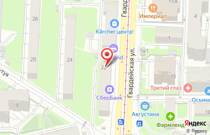 Танкодром, отдел полиции №15, Управление МВД РФ по г. Казани Опорный пункт общественного порядка на Гвардейской улице на карте
