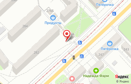 Магазин овощей и фруктов в Заводском районе на карте