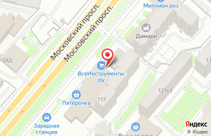 Магазин автозапчастей Exist.ru на Московском проспекте на карте