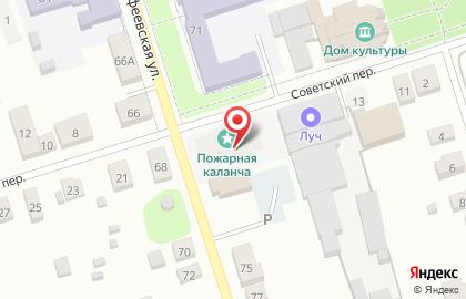 Шиномонтажная мастерская в Советском переулке на карте