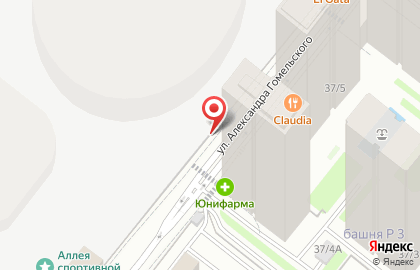 Общественная организация Клуб юных хоккеистов Золотая Шайба им. А.В. Тарасова на карте