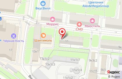 Ателье в Москве на карте