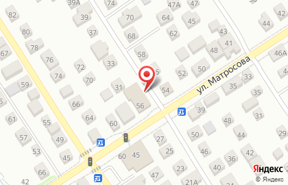 Установочный центр Автостар на улице Матросова на карте