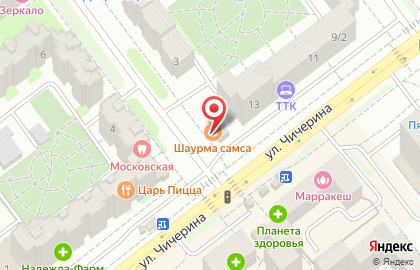 Салон флористического дизайна ЦветОК на улице Чичерина на карте