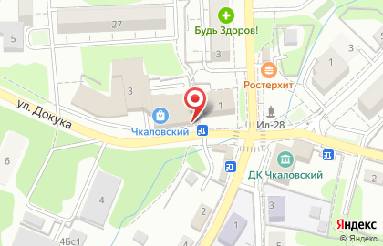 Супермаркет Виктория квартал в Центральном районе на карте