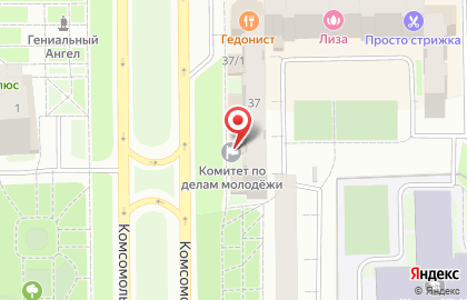 Центр реализации молодежных и профилактических программ в Тобольске на карте