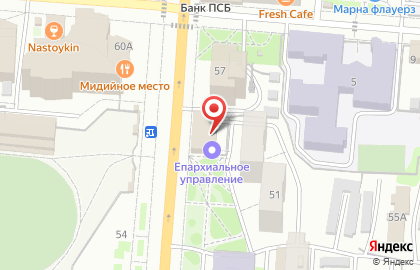Курская епархия Русской Православной Церкви на карте