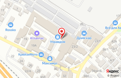 Магазин напольных покрытий Управдом на Авиационной улице на карте