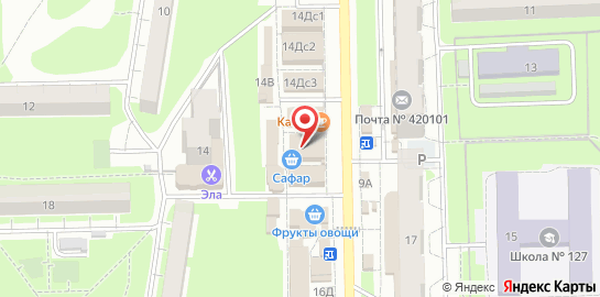 Автошкола Драйв на улице Хусаина Мавлютова на карте