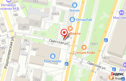 Кондитерский магазин в Краснодаре на карте