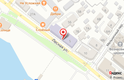 Костромской государственный университет на Лесной улице на карте