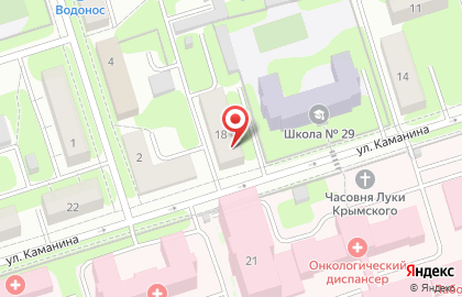 Участковый пункт полиции №18, Отдела полиции №2, Октябрьский район на карте