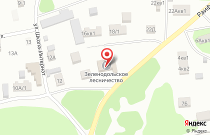 Зеленодольское лесничество на карте