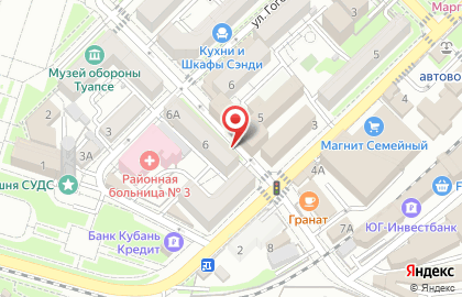 Торес в Туапсе на карте