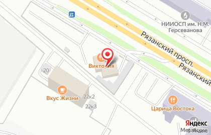 Автомойка Автоблеск на Рязанском проспекте на карте