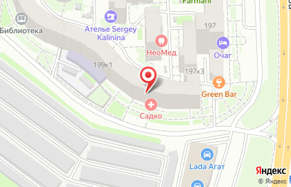 Стоматологическая клиника Динозубрик на улице Родионова на карте
