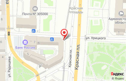 Курск на Красной площади на карте