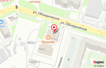 Отдел продаж Триколор на улице ​Объединения на карте