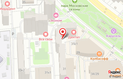 Штаб народной дружины Северо-Западного административного округа на Митинской улице на карте