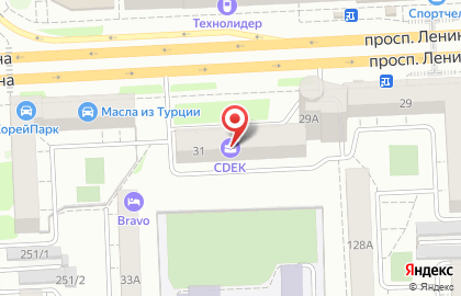 Клиника Восточной Медицины на проспекте Ленина на карте