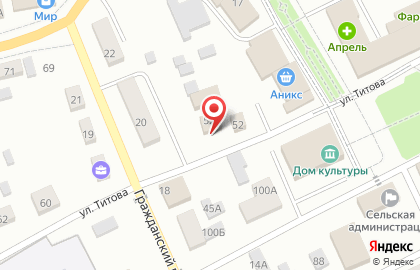 Магазин-салон ритуальных принадлежностей Мемориал на улице Титова на карте