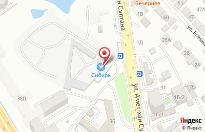 Торговая база Сибирь на карте
