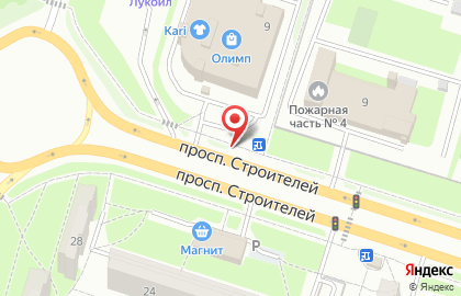 Киоск по продаже напитков в Октябрьском районе на карте
