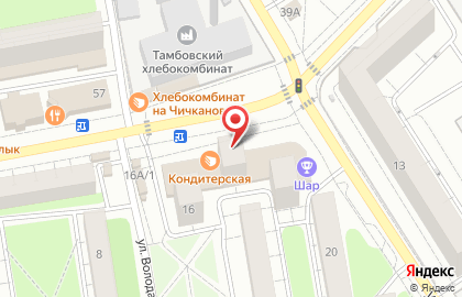 Фирменный магазин Алкобренд на улице Чичканова на карте