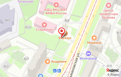 Московская Служба Спасения, ЗАО на карте