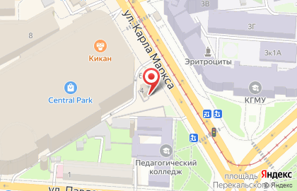 Уральский банк реконструкции и развития в Курске на карте