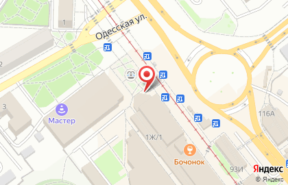 Магазин канцелярских товаров в Ленинском районе на карте