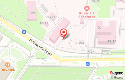 Северного АО при Б-це # 81 Департамента Здравоохранения г. Москвы на карте