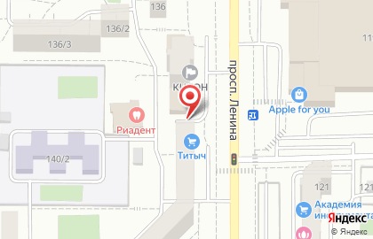 Магазин строительных материалов Титыч на проспекте Ленина на карте