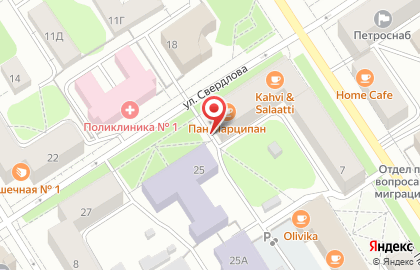 Магазин свежей выпечки Bakery на улице Свердлова на карте