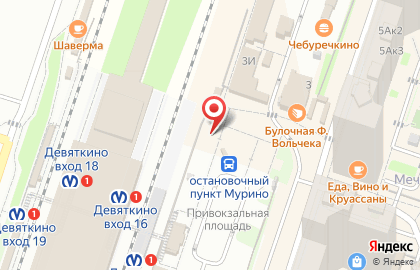 Сервисный центр InMobile на Привокзальной площади на карте
