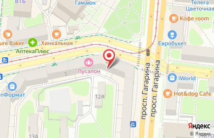 Катрин на проспекте Гагарина на карте