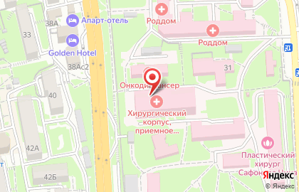 Городская клиническая больница г. Пятигорска на карте