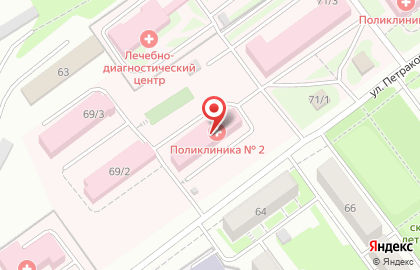 Новокузнецкий клинический противотуберкулезный диспансер в Кузнецком районе на карте