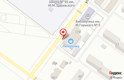 Супермаркет Тасти на улице Толстого на карте