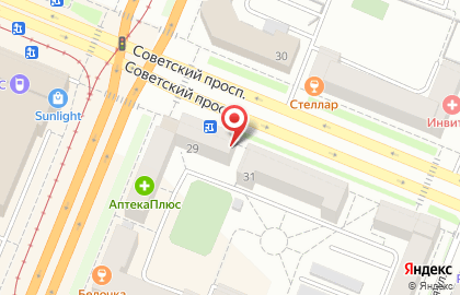 Центр заказов Faberlic на Советском проспекте на карте