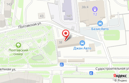 Велнес-центр Tonus room в Свердловском районе на карте