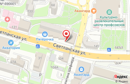 Банкомат Связь-Банк на Светланской улице на карте