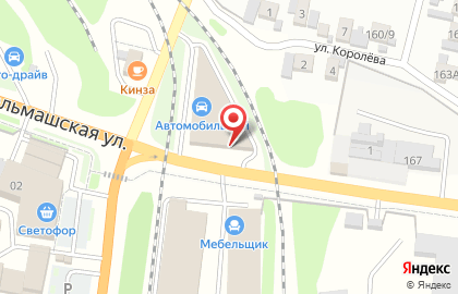 Автосервис Автомобильный на карте