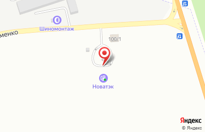 Новатек на улице Пархоменко на карте
