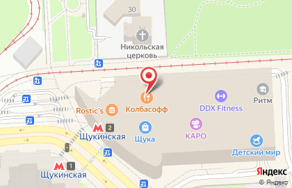 Кафе паназиатской кухни MENZA на Щукинской улице на карте