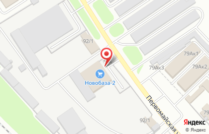 Компания Novobaza.ru на Первомайской улице на карте