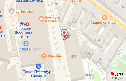 Банкомат ВТБ в Центральном районе на карте
