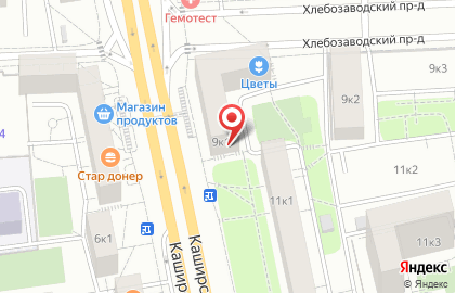 Продуктовый магазин в Москве на карте