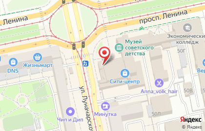 Банкомат Запсибкомбанк в Октябрьском районе на карте